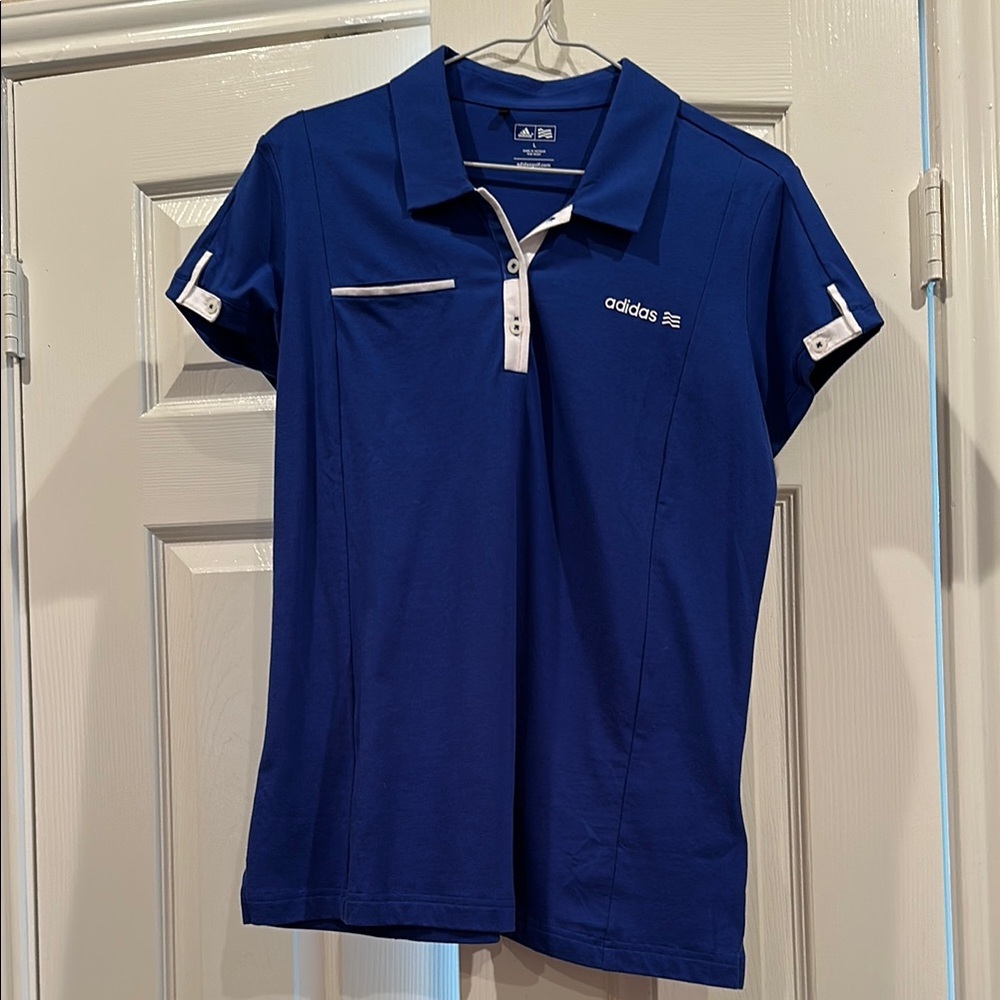 Adidas Blue Polo Shirt